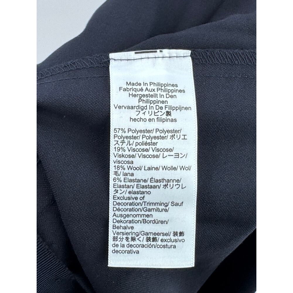 J. Crew Women's Pleated Mini Skirt with Buckle Detail Navy Size 14 NWT - Picture 11 of 12
